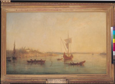 La foce del Bosforo a Costantinopoli, 1869 da Francois Barry
